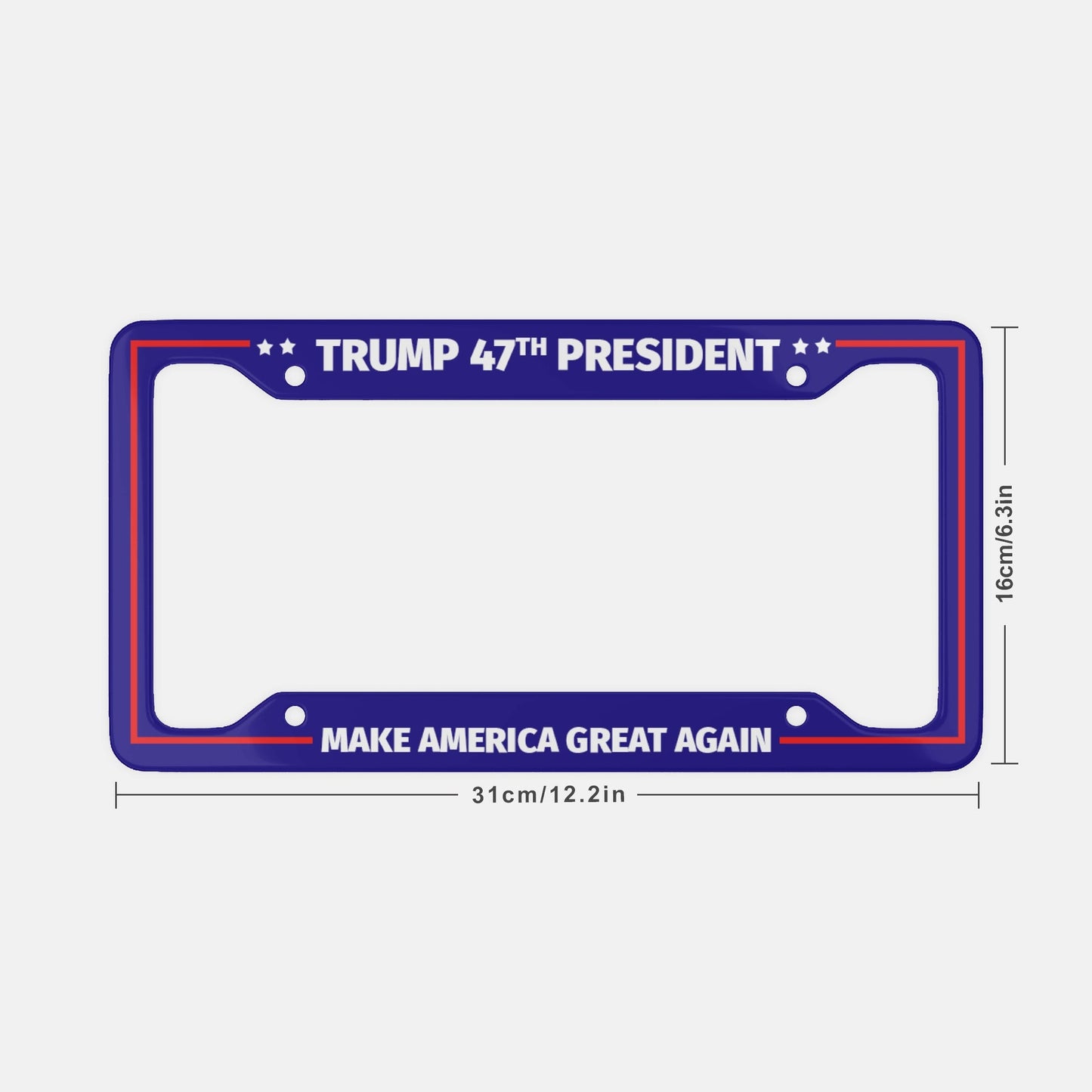 Trump 47th President - License Plate Frame