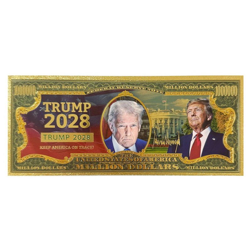 Trump 2028 Gold Buck Bill (5 Pack)