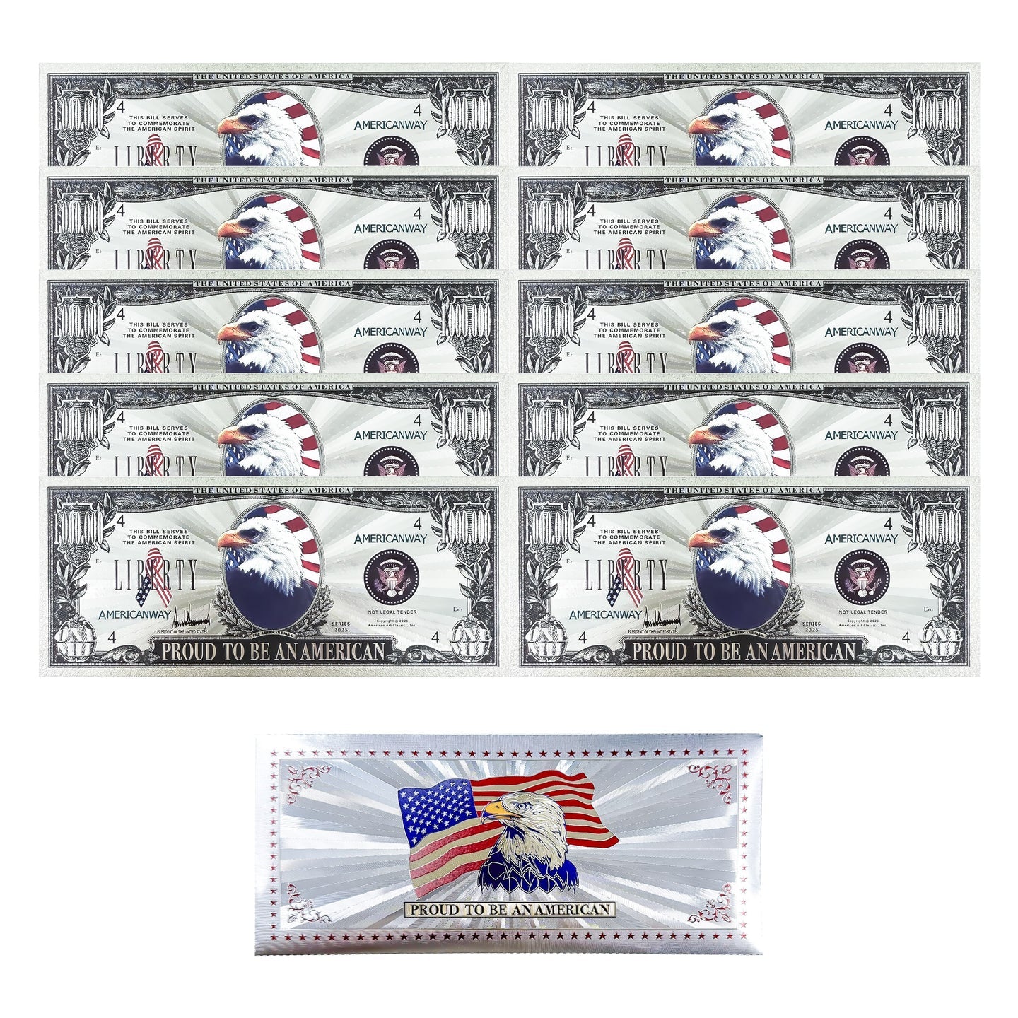 One Million Silver Eagle Bill