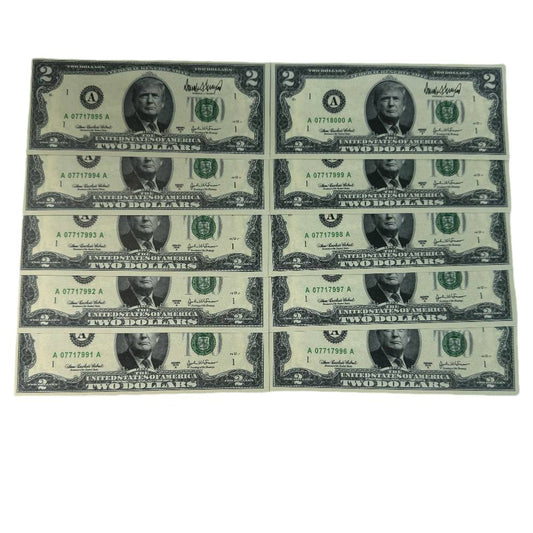 Trump 2$ Bucks Bills